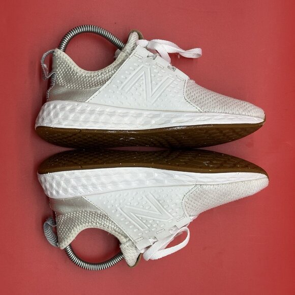 New Balance Fresh Foam Cruz V1 White Mesh Running Shoes Sneakers Women's Size 6B - Picture 7 of 10